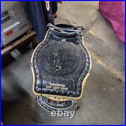 March Sisler No 6 Hope Pat. 1868 Stove Works Cast Iron Pot Belly Stove