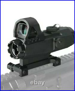 Mark 4 HAMR 4x24 Rifle Scope Lens Red Dot Multi range Tactical Riflescope
