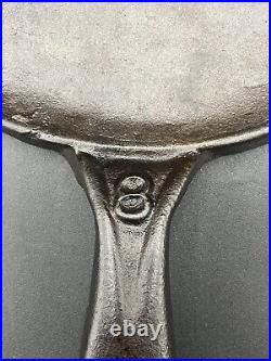 Martin Stove & Range Co Florence, AL Cast Iron Skillet Griddle with Hamburger Logo