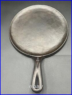 Martin Stove & Range Co Florence, AL Cast Iron Skillet Griddle with Hamburger Logo