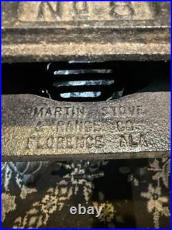 Martin Stove Range Co. Vintage Cast Iron Stove N. 8 Display Only Sells Men Model