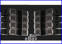 McCauley MONARC MLA3 low-profile 3-way full range line array 8pcs with 2 FLY-BAR