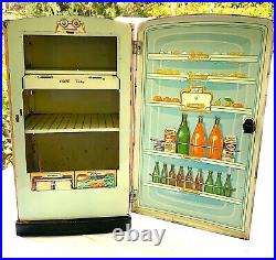 Mid Century Vintage Pink Stove & Refrigerator Play Set 1950s