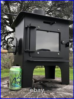 Mini Wood Burning Stove Tiny House Home Cabin Skoolie Bus Fireplace Woodstove