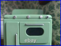 Miniature Dollhouse K&J Metalworks Karen Fuller Stove Signed 112