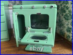 Miniature Dollhouse K&J Metalworks Karen Fuller Stove Signed 112
