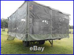 Moble Army Field Kitchen Military Tent Includes 2 Stoves Portable Many Extras