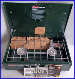 NEW 1991 Coleman 414-700 Powerhouse 17K BTU Dual Fuel Camp Stove Excellent withBox