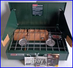 NEW 1991 Coleman 414-700 Powerhouse 17K BTU Dual Fuel Camp Stove Excellent withBox