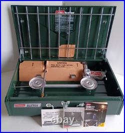 NEW 1991 Coleman 414-700 Powerhouse 17K BTU Dual Fuel Camp Stove Excellent withBox