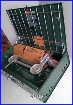 NEW 1991 Coleman 414-700 Powerhouse 17K BTU Dual Fuel Camp Stove Excellent withBox