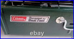 NEW 1991 Coleman 414-700 Powerhouse 17K BTU Dual Fuel Camp Stove Excellent withBox