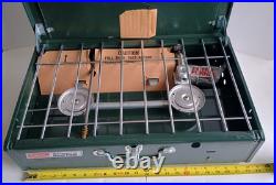 NEW 1991 Coleman 414-700 Powerhouse 17K BTU Dual Fuel Camp Stove Excellent withBox