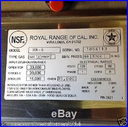 NEW 36 6 Burner Range & Oven Base Royal RR-6 #1187 Commercial Restaurant Stove