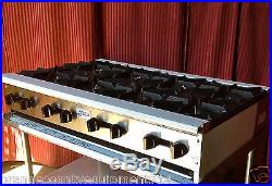 NEW 48 8 Burner Hot Plate Range Gas Stratus SHP-48-8 #1236 Commercial Stove NSF