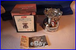NIB Collectible Coleman Centennial 502A Stove withBox and Manual Dated 03/01
