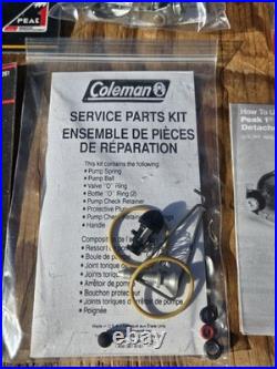 NOS Coleman Peak 1 Apex II Backpacking Camp Stove 445A700 withAccs + Kero gen. 445