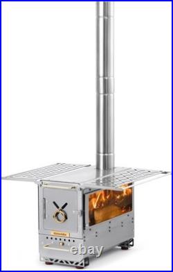 Naturehike Icefield Hot Tent Stove, Tabletop Camping Stove with 47.2 Chimney Pi