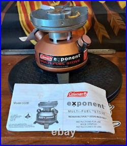 New Coleman Exponent Multi Fuel Stove