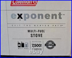 New Coleman Exponent Multi Fuel Stove