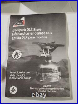New Coleman Peak 1 DLX One Burner Stove Model 3004-750T Backpacking MIB In Box
