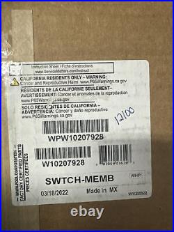 New Genuine OEM WPW10207928 Whirlpool Range Touchpad (Black) W10207928 (F3)