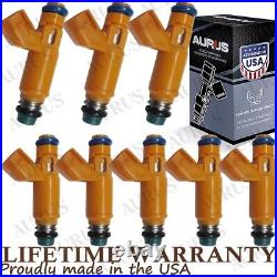 New OEM AURUS 8 FUEL INJECTORS FOR 2003-09 LR3 Range Rover Jaguar S-Type XK8 XJ8