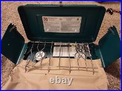 New Vg. Century 2 Burner Propane Stove Model 456001 Camping Made in the USA