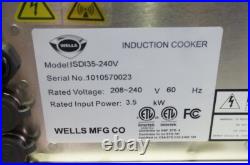 New Wells Electric Drop-in Commericial Induction Range One Burner Model Isdi35