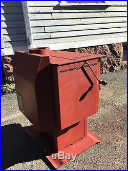Newly Refinished Harman Exception TLC-200 Wood stove in Adobe Red