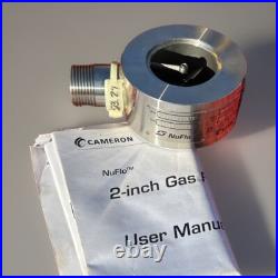 NuFlo 9A Flow Meter 9A-100003398 03, Assy Fm 2in Gas Mid Range W MAG PU