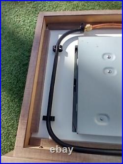 OUTDOOR KITCHEN STOVE FOR CAMPER KITCHEN 2 BURNER With STORAGE DRAWER USES PROPANE
