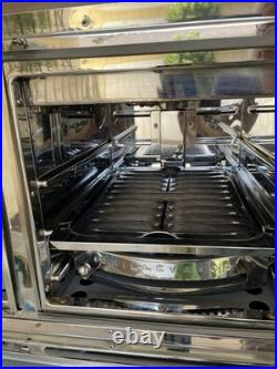 O'keefe And Merritt Contempo Stainless Steel Stove Vintage 1950s