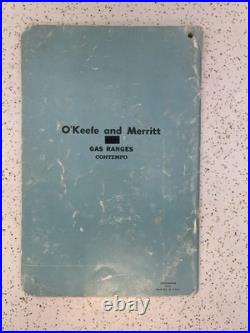 O'keefe And Merritt Contempo Stainless Steel Stove Vintage 1950s