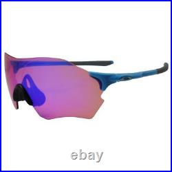 Oakley OO 9327-05 EVZero Range Matte Sky Blue Prizm Trail Lens Sports Sunglasses