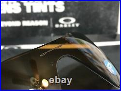 Oakley Radar Range Bronze Iridium Polarized Lens New with Oakley Microfiber