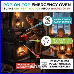Off-Grid Perfection Oven for BBQ Grill, Camping, RV, Hunting, Preppers