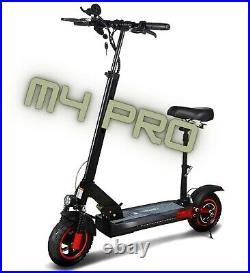 Off Road Electric Scooter with Seat, 30 mph, 50 Mile Range, Multi color lights
