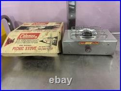 Old Vintage Coleman Model 5404 Picnic Stove One Burner Nice Clean Condition