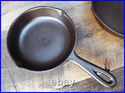 Older Birmingham Stove & Range/BSR Cast Iron Skillet Set #3/ 5/ 8/ 10, Restored