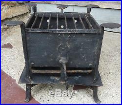 Original Revolutionary War 18th century Colonial camp stove brazier forged