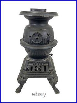 Original SPARK Antique Mini Cast Iron Pot Belly Stove 14