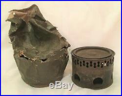 Original WW2 British Army Tommy Cooker Field Ration Stove & RARE Waterproof Case