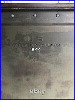 Original WW2 US Outfit M-1937 Field Range Cooking Stove 1944 Perfection Stove C