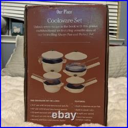 Our Place 13pc Cookware Set Limited Edition With Gold Knobs Includes Lids -NEW