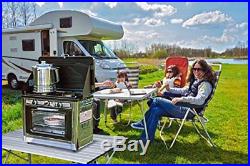Outdoor Kitchen Oven Portable Gas Stove Camp Camping Propane Two Burner Pizza