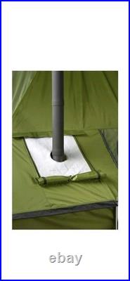 Outdoor Wood Stove Cast Iron Portable Camping Vented Tent Cooking Pipes Included