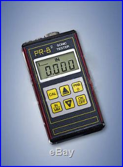 PR-82 Sonic Tester, Range in Steel 0.63 to 199.99 mm / 0.040 to 1.50 in