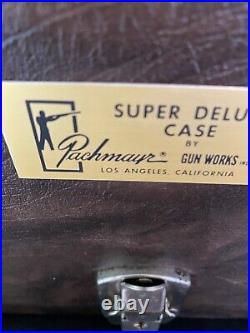 Pachmayr Gun Works Super Deluxe Range Case W-KEY Adjustable Lok-Grip Tray Nice