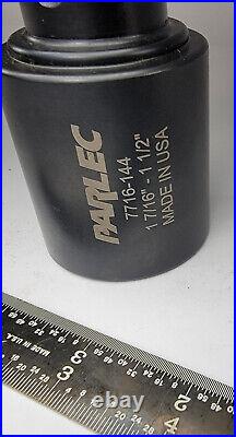 Parlec 7716-144 Tapping Adapter NUMERTAP 770 Sizes Range 1-7/16-1-1/2